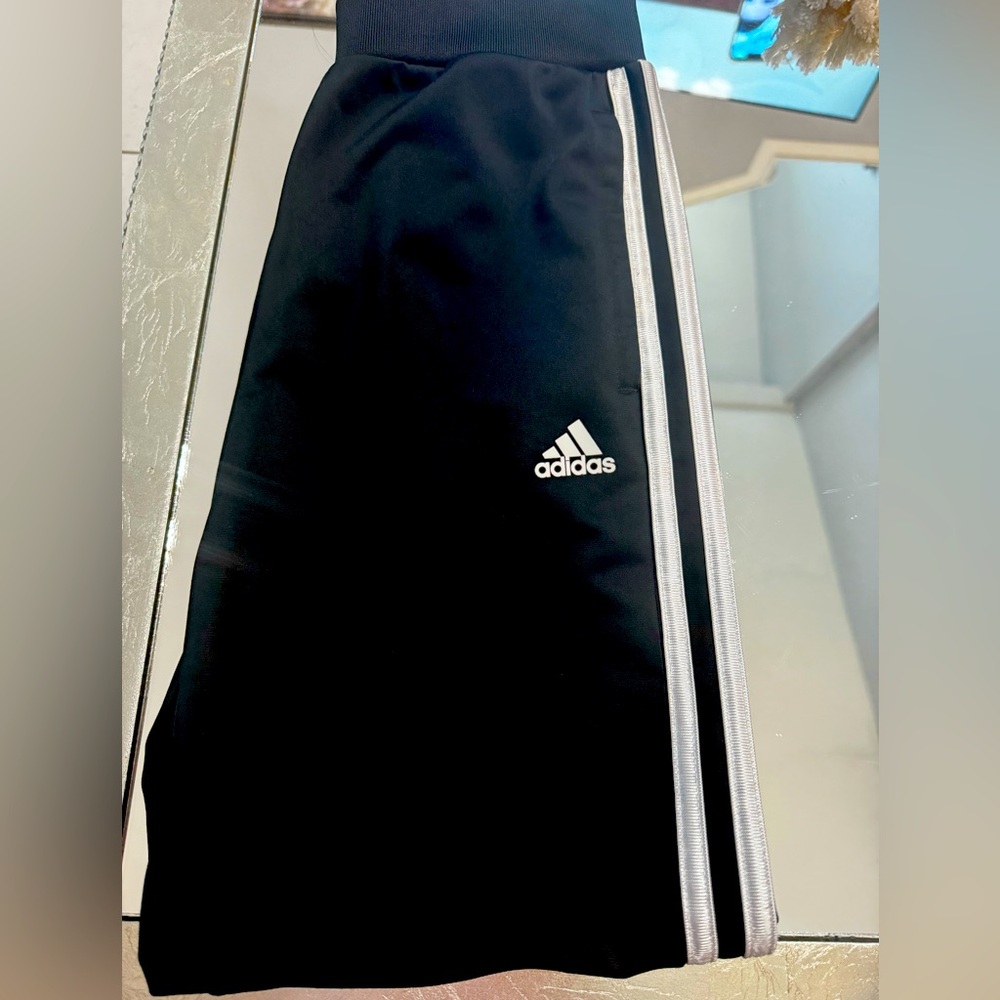 Girls Black Adidas Pants